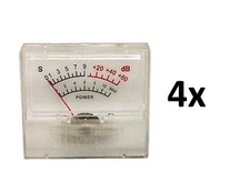 Lot of 4 WORKMAN GAL-1 CB RADIO S/DB/RF POWER METER FOR GALAXY / NORTHSTAR RADIO