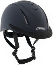 Whitaker NRG Helmet Adjustable Peaked Riding Adults Hat VG1/ASTM Navy S/M/L
