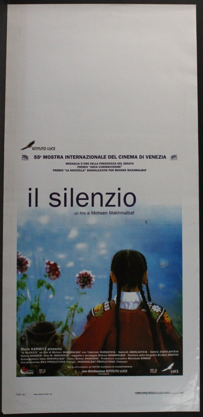 Locandina originale film Il silenzio (1998) - Regia di Mohsen Makhmalbaf