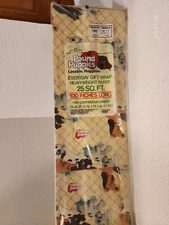 Pound Puppies wrapping paper 1985 vintage unopened new Tonka papercraft