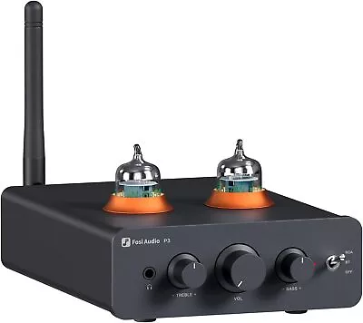 Fosi Audio P3 Tube Bluetooth Preamp Headphone Amplifier Home Audio Preamplifier