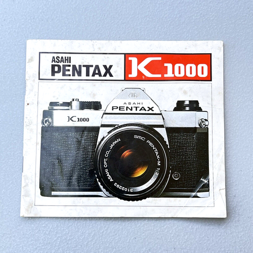 Notice D'utilisation Originale Pentax K1000 – Manuel En Allemand (Deutsch) – Occasion