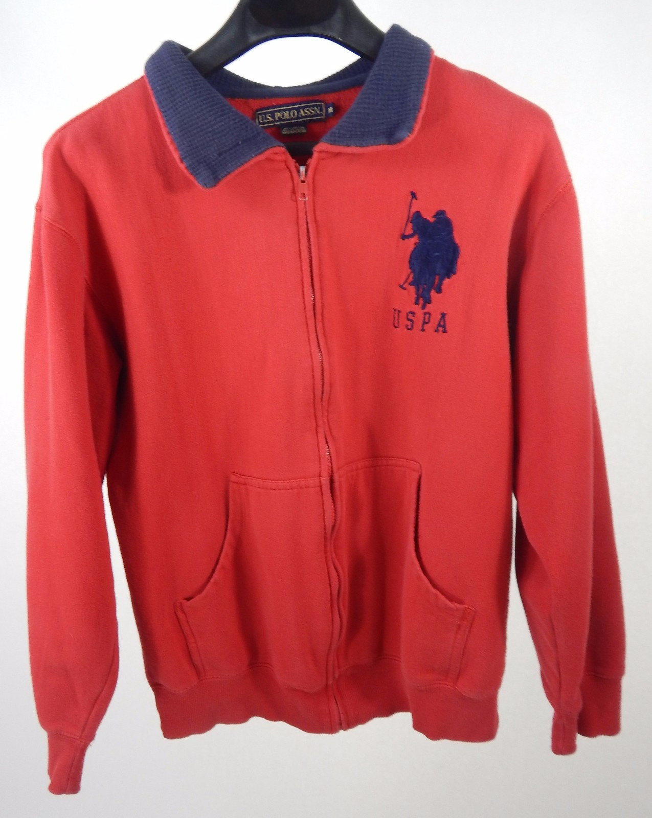 U.S Polo Assn. Felpa vintage Big Pony full zip taglia M