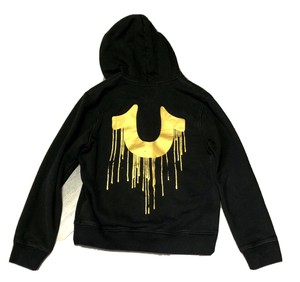 true religion black gold logo sweatshirt