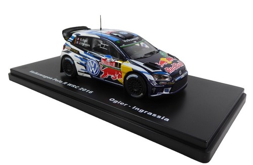 ミニカー ixo WRC 2016 VW POLO R WRC S.Ogier VOLKSWAGEN POLO R 2016 OGIER WRC RALLY CAR (SCALE 1/43) NEW