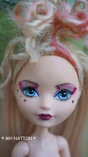 Ever After High Blondie Lockes FIRST CHAPTER Platinum Blonde Re-root Nude Doll