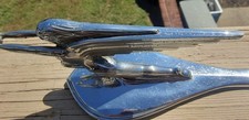 1937-1939 Packard Goddess Of Speed Hood Ornament W Original Base
