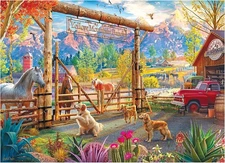 Roseart - Kodak Premium - Ranch Pickup - 1000 Piece Jigsaw Puzzle for Adults 