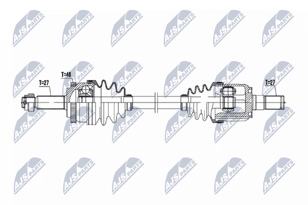 Antriebswelle Nty NPW-HY-635 FüR Hyundai I30 Gd Crdi Kia Cee Jd Sportswagon Pro-image