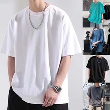 Men's Breathable Polyester Spandex Short Sleeve T-Shirt for Everyday