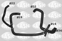 KüHlerschlauch Links Unten Sasic 3406509 FüR Ford