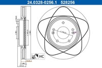 2X Bremsscheibe Vorderachse FüR Hyundai KIA I40 I CW Ix35 Sonata V Tucson Van