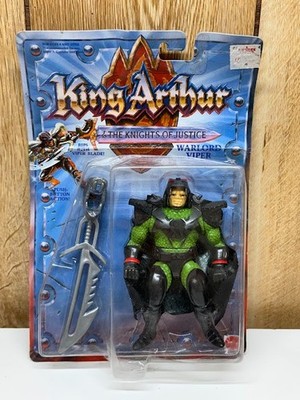 VINTAGE 1992 Mattel KING ARTHUR AND THE KNIGHTS OF JUSTICE WARLORD VIPER MOC