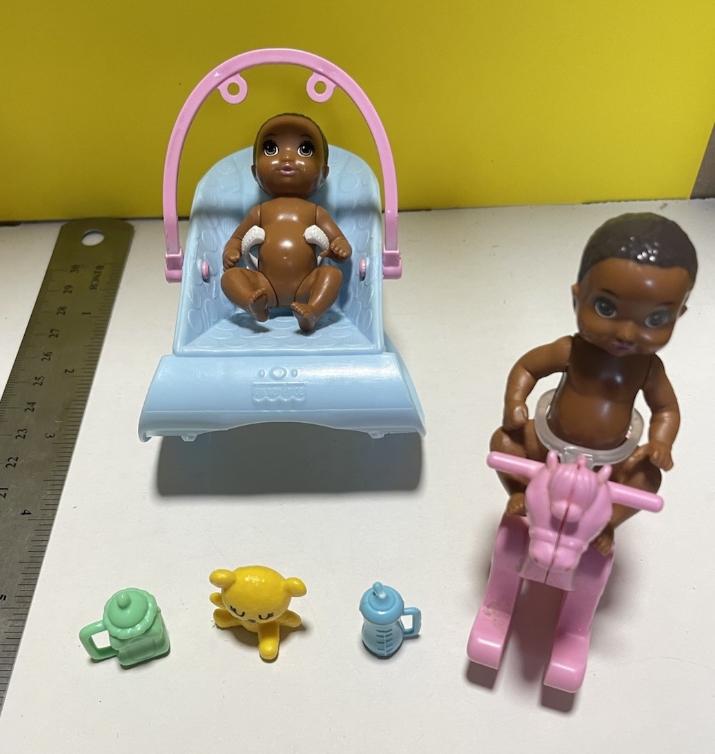 ~❤️~ Two Dolls With Nursery Furniture