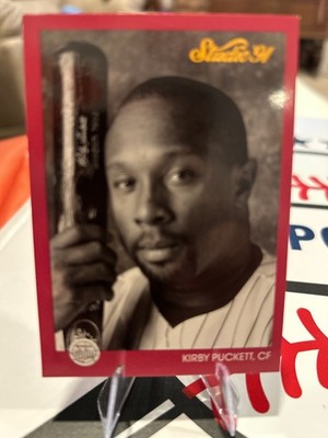 Kirby Puckett Minnesota 1991 Leaf Studio #90Twins! 2 Card Min! Read Desc!