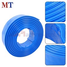 2" x 100FT Discharge Hose for Swimming Pools, Heavy Duty PVC Lay Flat Water Hose