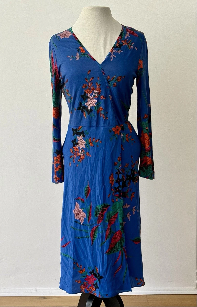 25+ Diane von Furstenberg Silk Floral Wrap Dresses for sale