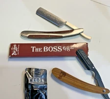 Two (2)  Straight Razors-The Boss 6/8ths & FACON NIB