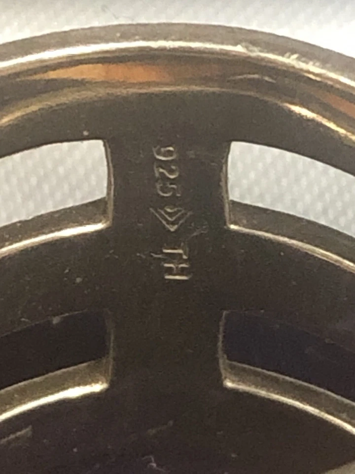 Anillo de arte contemporáneo Silpada de plata de ley talla 9 Foto 3 de 4