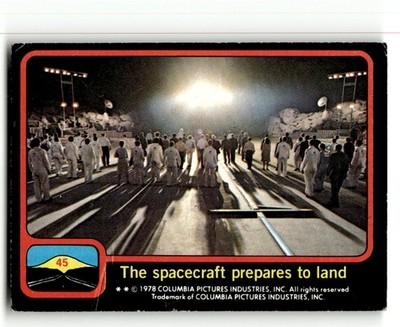 1978 Topps Close Encounters of the Third Kind #45 The spacecraft