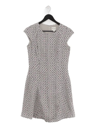 Reiss, Reiss A-Line Midi Dress UK10 in Grey