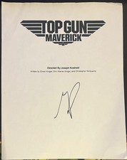 Top Gun Maverick GLEN POWELL SIGNED Script Cover