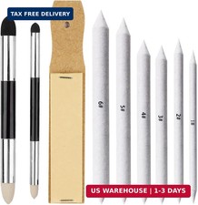 Haojiaho Blending Stump, 9pcs Blending Stumps, Blending Sponge Pens and Sandpape