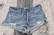 Free People We The Free Jean Shorts Size 28 Mid-rise Fly Button
