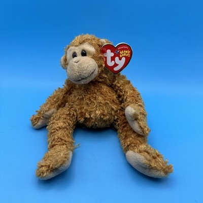 Ty Beanie Babies Fumbles the Monkey Plush 2004 NWT