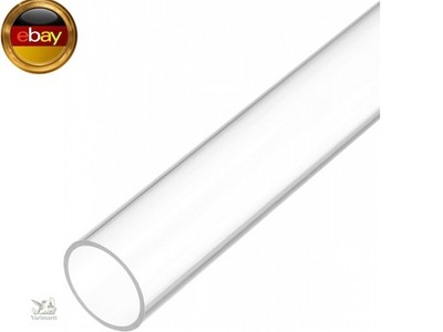 Plastic Pipe Rigid Polycarbonate Round Tube Clear [For Lighting Models Water