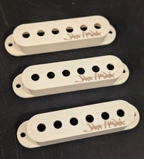 Stratocaster Guitar Pickup Covers 3 Hendrix Signature Design Off White 52mm Pole