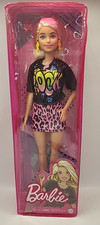 Mattel Barbie 2020 Fashionista Doll #155 Blonde Millie Face Rock Tee Shirt New