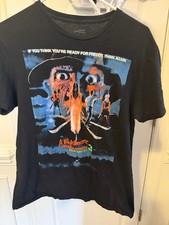Nightmare on Elm Street 3 Dream Warriors Movie Horror Graphic T Shirt Black Med