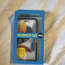 Waterproof IP68 Full Body Case for Apple, Black Clear, Shockproof Hybrid