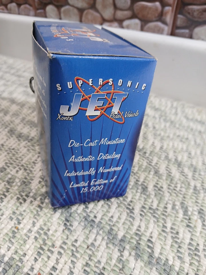 Xonex Supersonic Jet Pedal Vehicle Die Cast Metal LTD Ed #06541 Of 15,000 NIB - Image 2 of 4