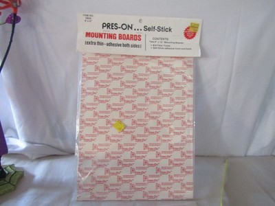 Press On PRESS Products  Self  Stick Mounting  Boards  (2) (Extra  Thin)  9 X 12
