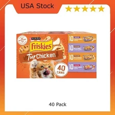 Purina Friskies Turchicken Gravy, Soft Variety Pack, Wet Cat Food, 5.5 oz Cans