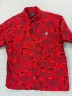 Arizona Wildcats Hawaiian Short Sleeve Button Down Shirt (Men's XL) Red
