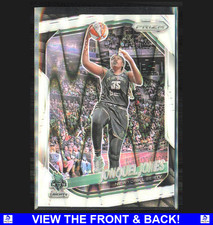 Jonquel Jones 2025 Panini Prizm WNBA White Seismic Holo New York Liberty 52