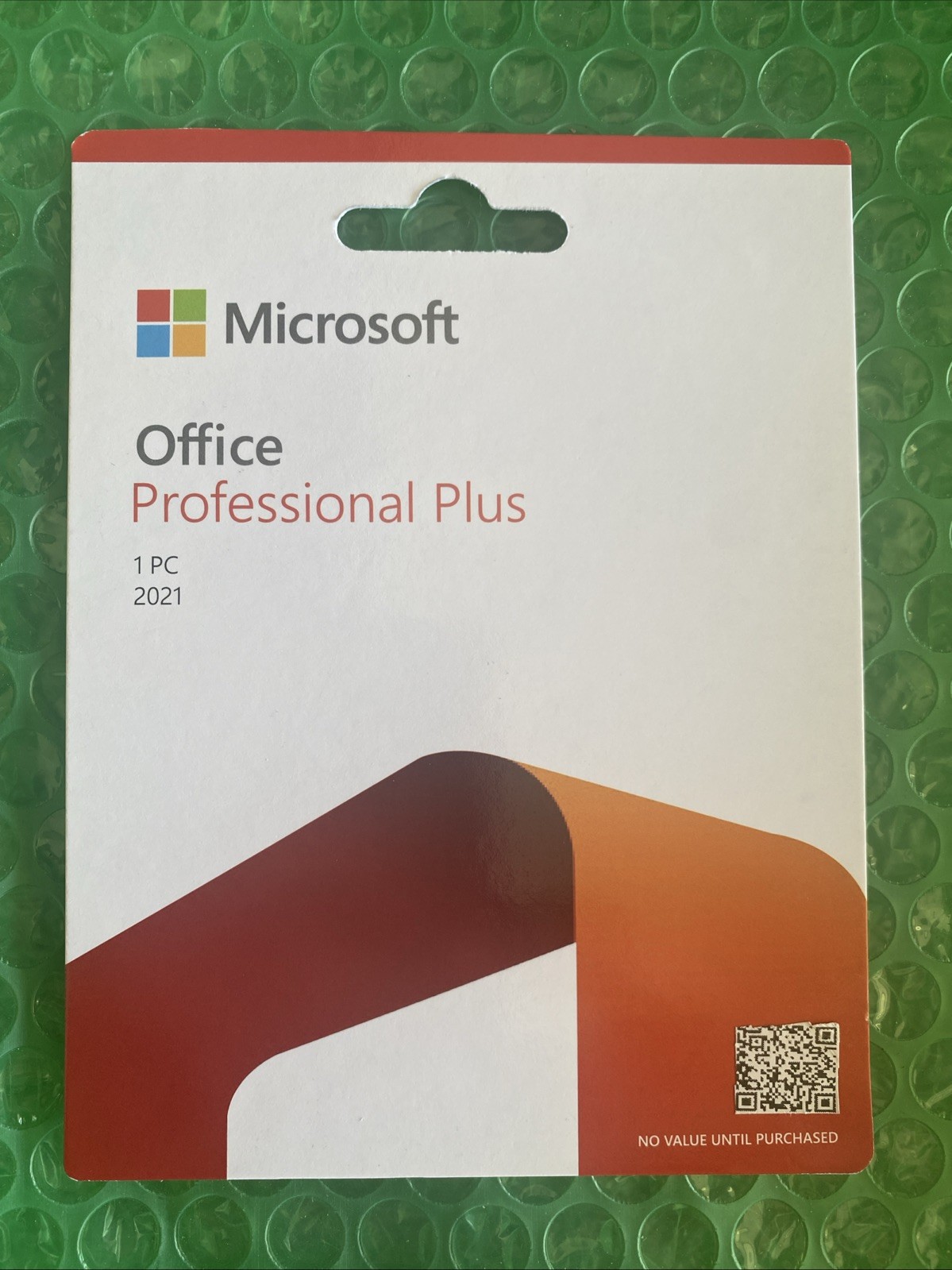 Microsoft Office Professional Plus 2021 Retail 1 PC Product Card Sealed 