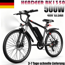 HEADER 26 Zoll Elektrofahrrad 500W 48V13.5AH 128KM City E-Bike Unisex …