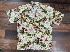 Vintage Hawaii Aloha Floral button Up Xl
