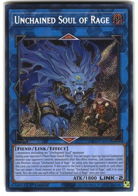 Unchained Soul of Rage (Secret Rare) 25th Anniversary Rarity Collection II