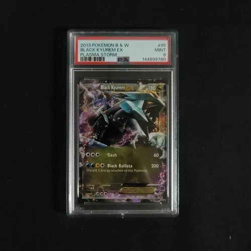 2013 POKEMON BLACK & WHITE PLASMA STORM 95 BLACK KYUREM EX - PSA 9