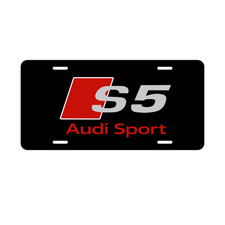 S5 Audi Sport License Plate Performance Sport Car Decor Accessory