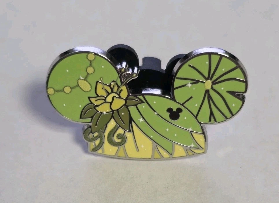 2025 WDW Disney World Hidden Mickey Pin Pink Series Wave B Tiana Ear Hat