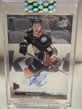 2022-23 Upper Deck Clear Cut Brayden Tracey Rookie Autograph Auto #C-BT