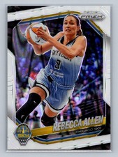2025 Panini Prizm WNBA #67 Rebecca Allen White Seismic Prizms