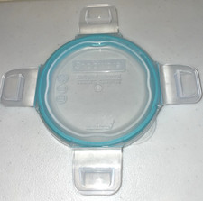 Snapware 4" Diameter Storage Container Replacement Air Tight Teal Writable Lids