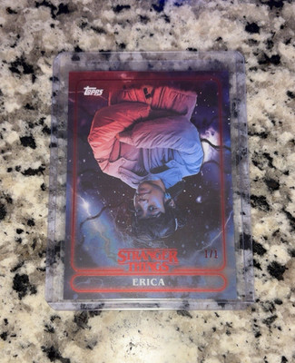 2025 Topps Stranger Things ERICA Upside Down SP Variation 1/1
